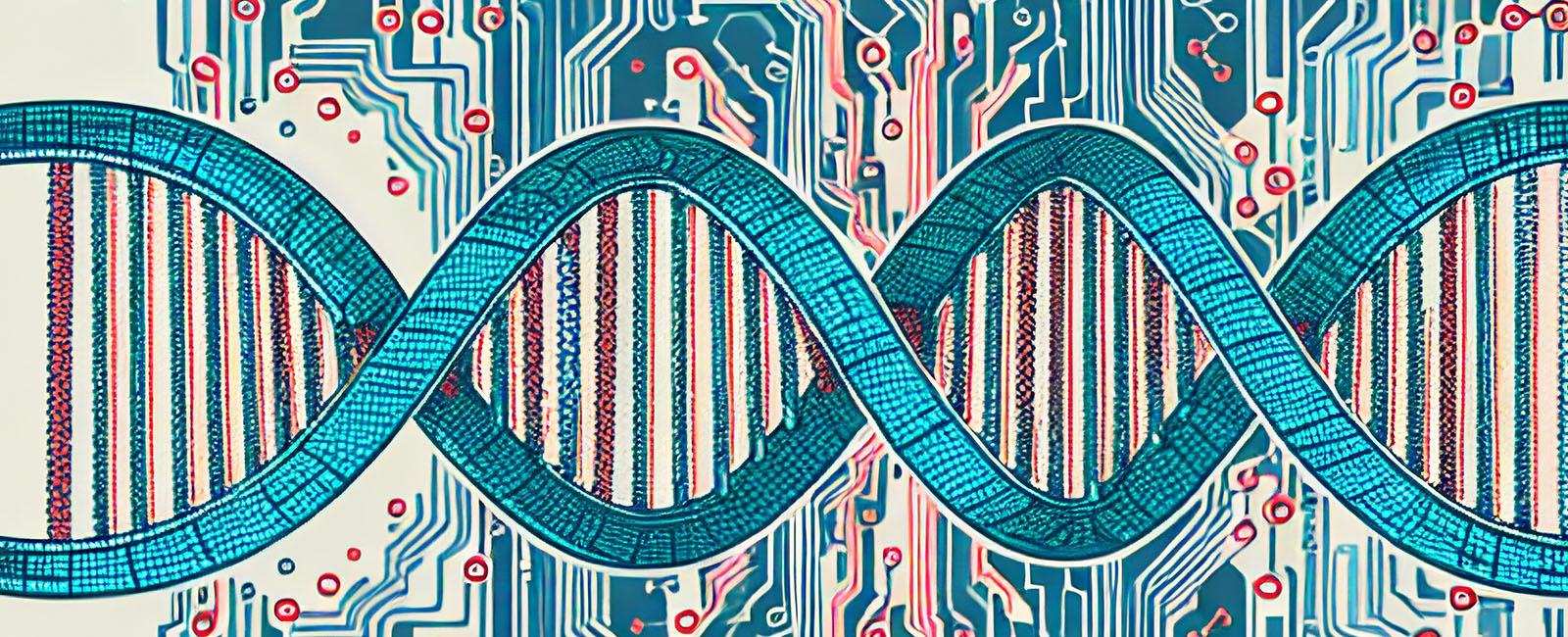 AI art of DNA